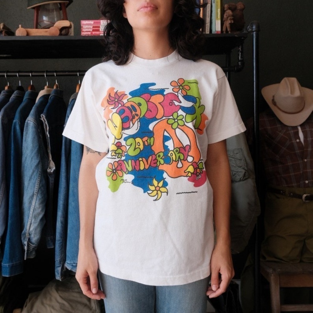 80s Woodstock T-shirt Size M 1989 20th Anniversary